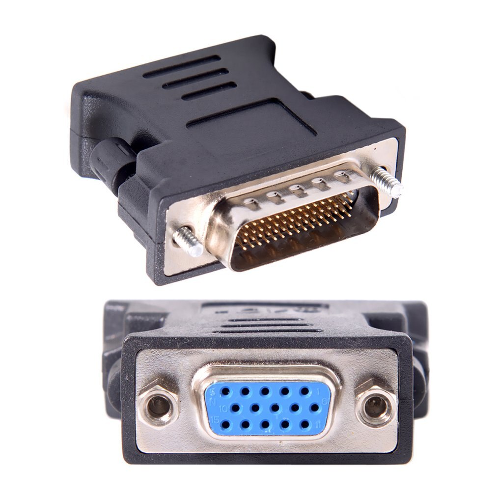 1 à 1 DMS-59 DMS59 59Pin DVI Mâle À 1 Port VGA Femelle Vidéo Y Splitter Câble COURT DMS 59Pin à VGA Câble