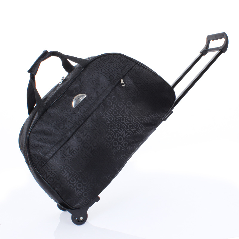 Große Kapazität Reise Trolley Taschen Frauen Männer Rollen Tasche Oxford Wasserdichte Roll Gepäck Koffer Reisetasche Mit Rädern: green