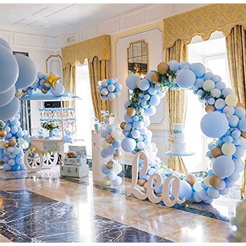 balloon arch kit ballonnenboog Pastel Blauwe Ballon Garland Arch Kit Romantische Bruiloft Decoratie Ballonnen Christmas Decor Party Baby Shower Verjaardag Accessorie