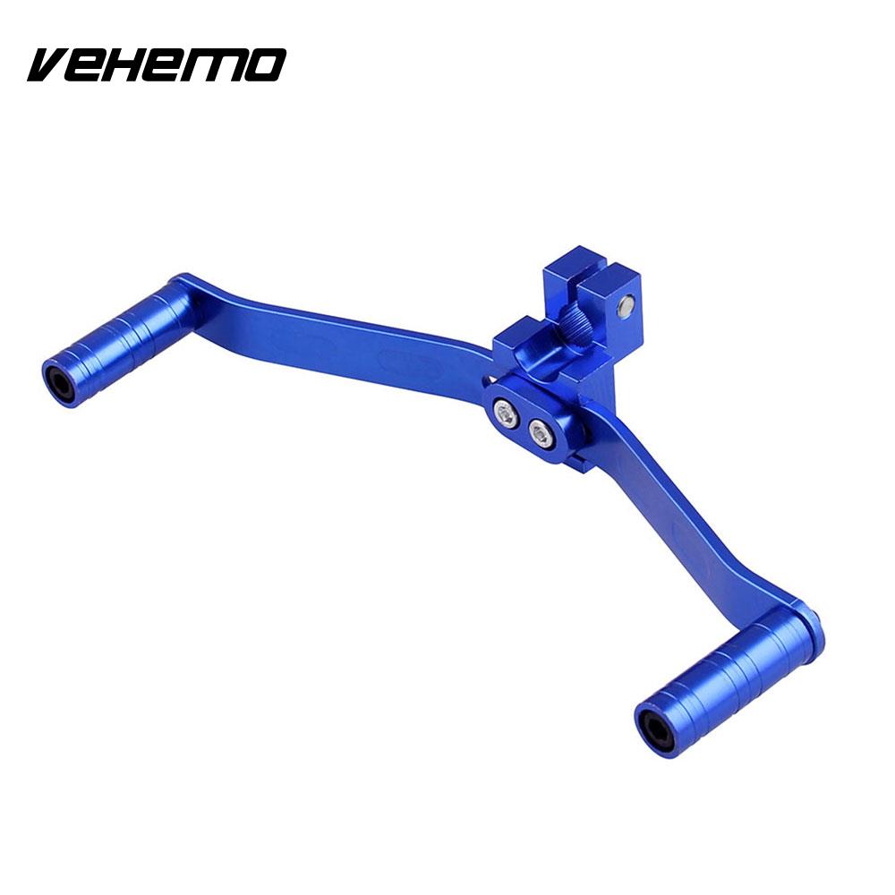 Doble cabeza motocicletas motocicleta palanca de aluminio Universal de cambio de velocidad de cambio de marchas modificado de palanca de cambio de marchas ATV