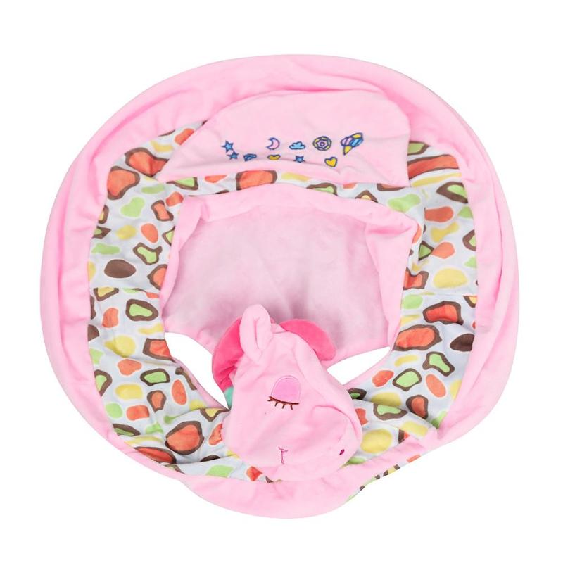 Funda de sofá para bebés, silla para aprender a sentarse, funda de silla de alimentación para niños, piel de sofá para infantes, nido, sin algodón: D