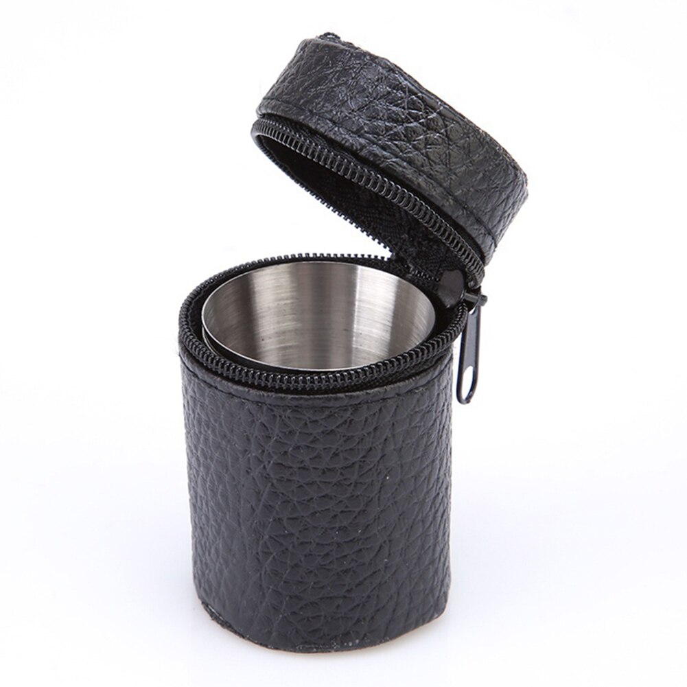 4 stk / sett mini 30ml bærbare rustfritt stål vin kopper drikke drikker flaske