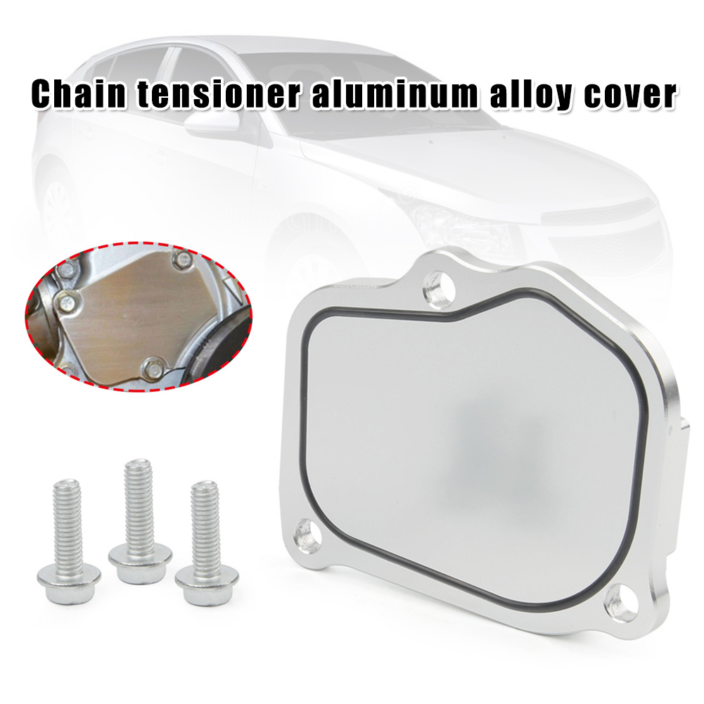 Billet Timing Chain Tensioner Cover Plate Aluminum Alloy Car Accessories J99: Default Title