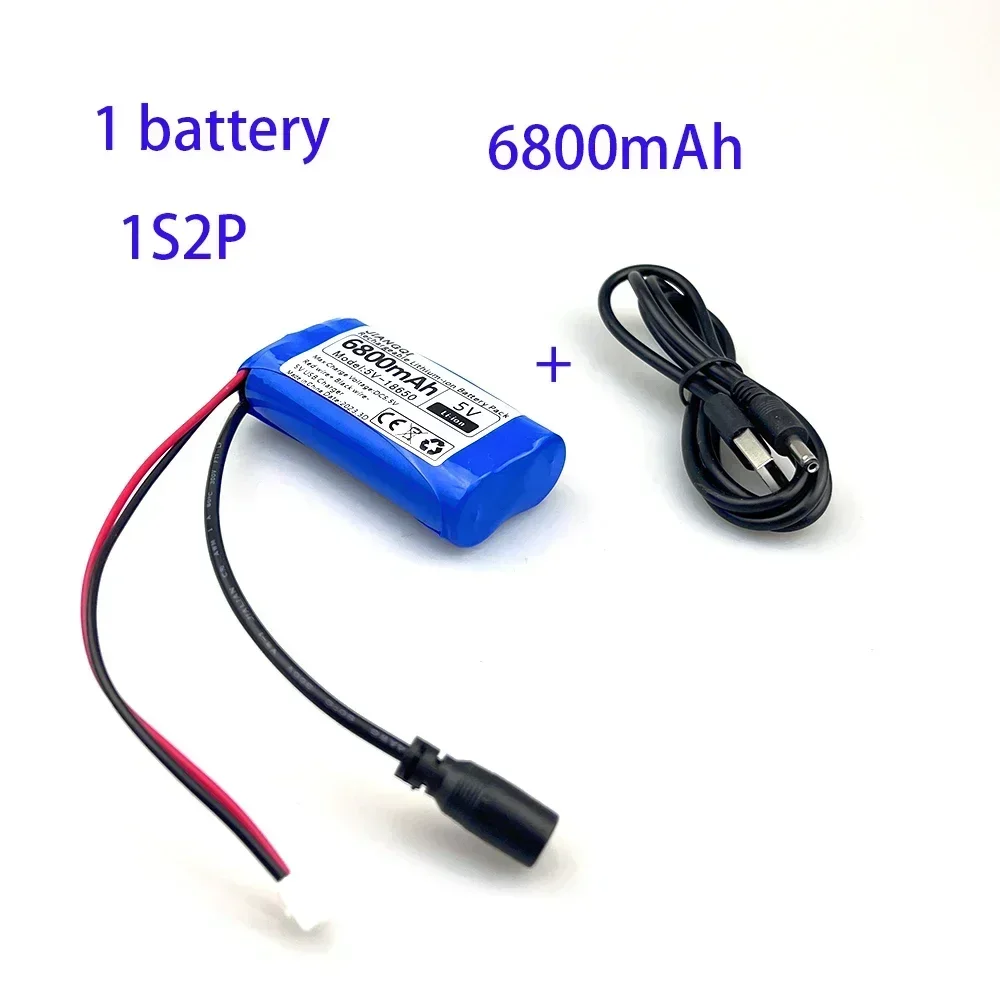 5V 18650 Lithiumbatterij 1s2p 1s3p 1s4p voor Microcontroller LED Outdoor Licht Bluetooth Speaker Audio Backup Voeding: WHITE