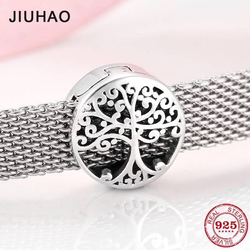 Heißer 925 Sterling Silber Runde form familie ist, wo liebe wächst perlen Fit Original reflexion Charme Armband Schmuck machen