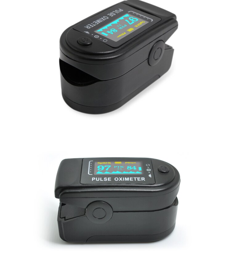 Finger-Clamp Pulse Oximeter Finger Blood Oxygen Saturometro Heart De Oximeter Portable Pulse Oximetro Monitor