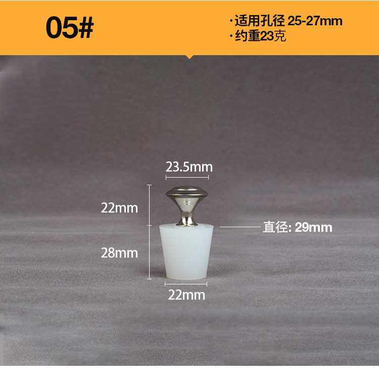 1Pcs Afvoerputje Plug Riool Mond Siliconen Afdichting Stopper Ontsmetten Drainage Cover Voor Sink Bad Badkamer Keuken Accessoires: 5