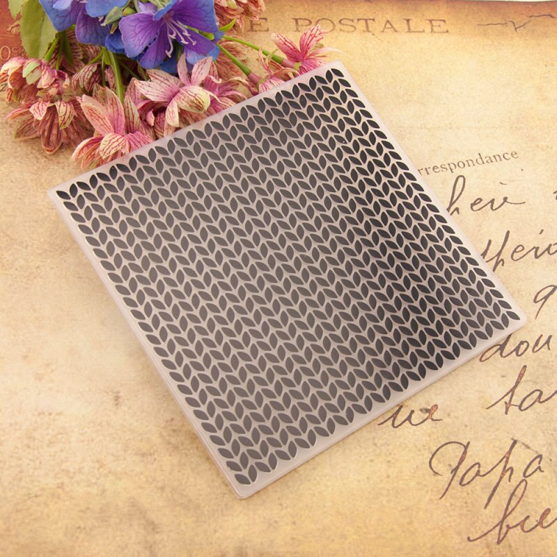 Hojas impresas de plástico hazlo-tú-mismo, carpetas en relieve para bricolaje álbum de recortes papel Craft/fabricación de tarjetas, suministros de decoración
