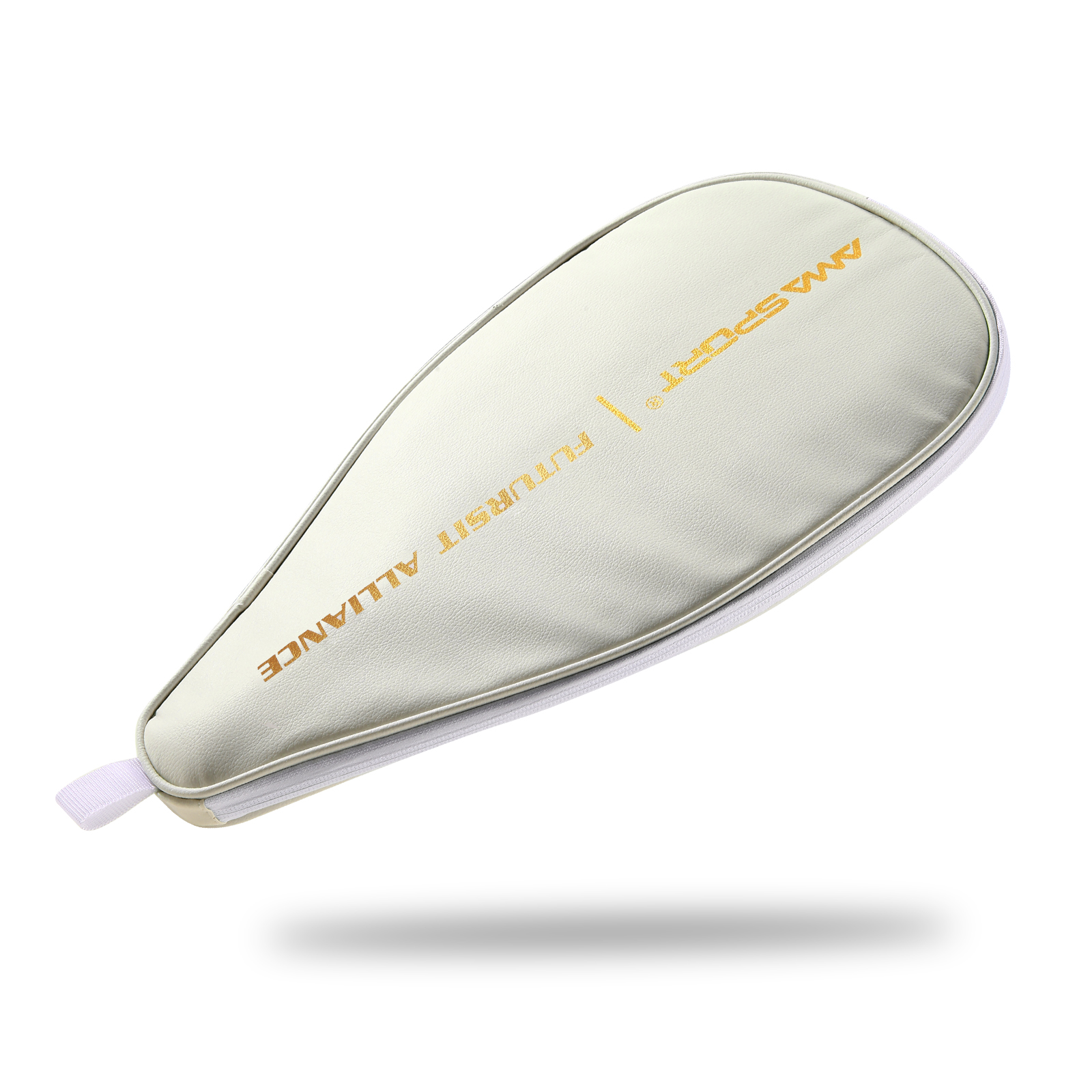AMA SPORT Pickleball Racket Cover Provides Reliable Protection for Pickleball Paddle ,Portable Carry Bag As A Training Equipment: WHITE