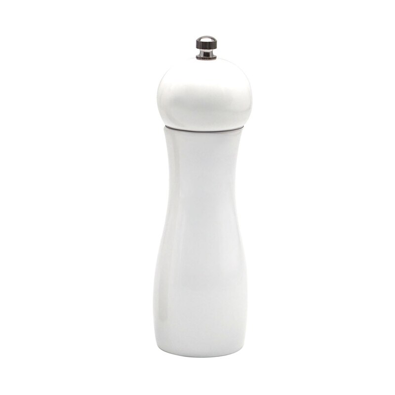 1 PC Salt and Pepper Grinder with Ceramic Grinder Adjustable Coarseness, Pepper Shakers for Fresh Spices White: Default Title