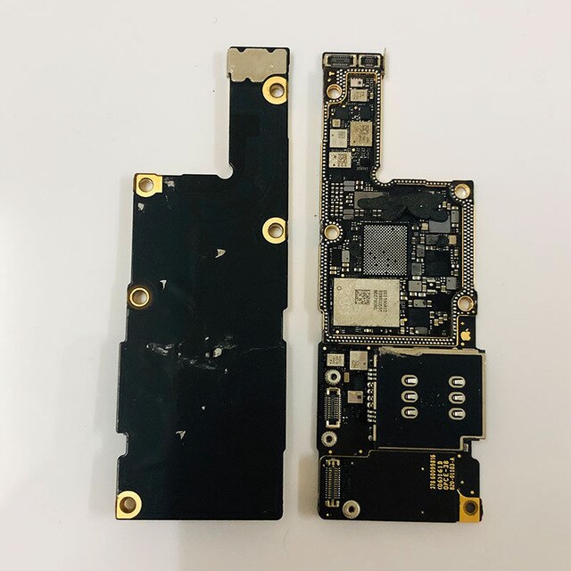 For iPhoneX logic board xs xsmax polishing CPU board bottom iPhone11 11Pro Max switching CPU baseband cutting CNC board: xsm-lower
