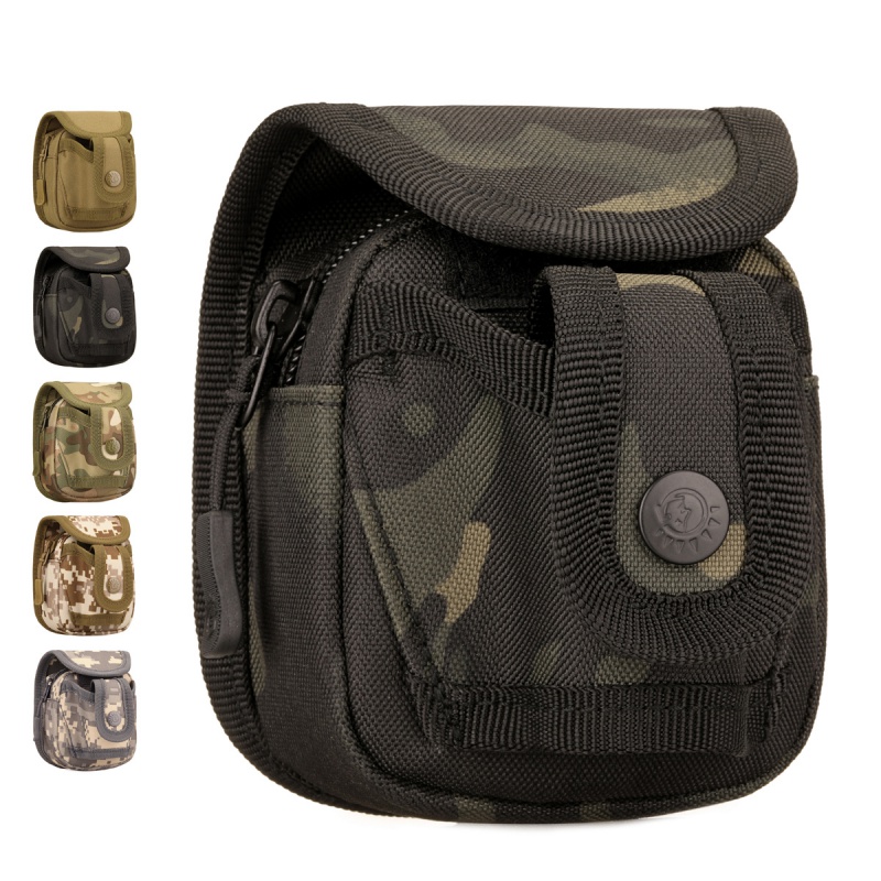 Bolsa de tirachinas para deportes al aire libre, paquete de bolas de acero, parte trasera de nailon a través del cinturón, duradera sin deformación para caza