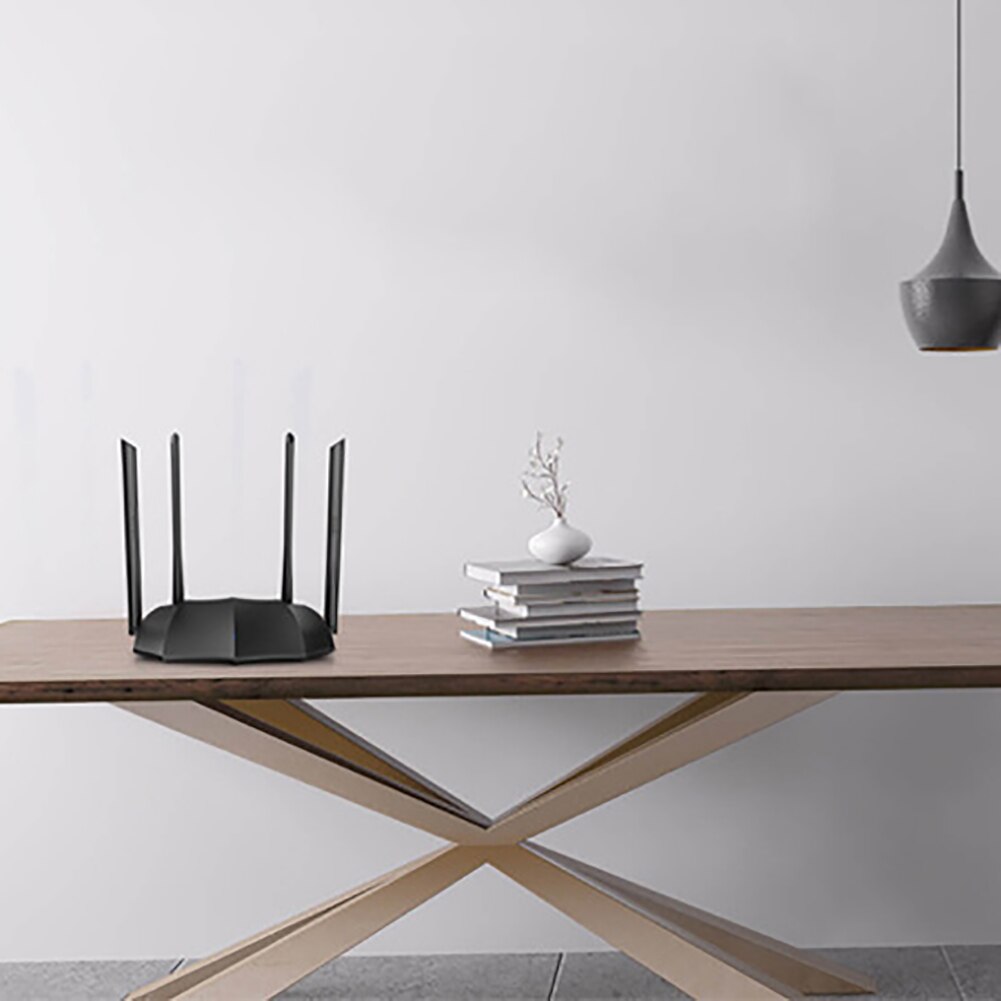 Wifi Router Gigabit Version 2.4GHz 5GHz WiFi 1200Mbps 300Mbps with 4*6dBi High Gain Antennas Multi-Language Firmware