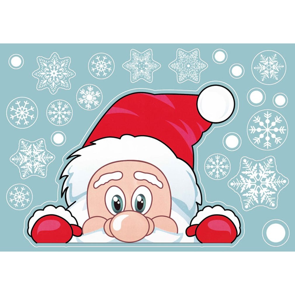 Wooden christmas wall red decoration flake