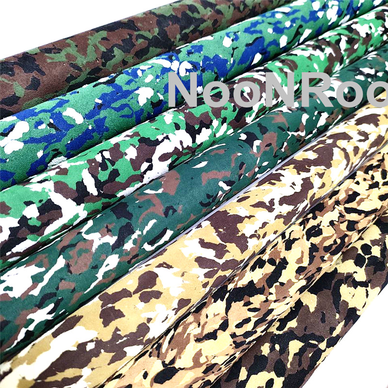 Camo EVA Foam Handvat Voor Hengel Rechte Handgemaakte Handvatten Reparatie Staaf Gebouw DIY Handwerk float Materialen NooNRoo 1PC