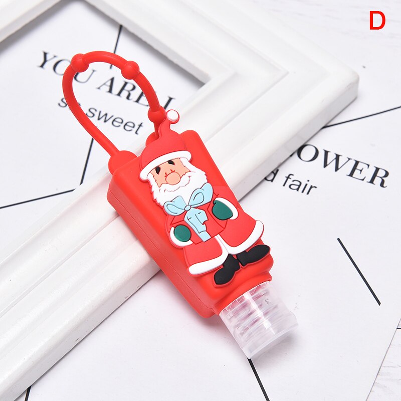 30ml mini jule søde julekarton håndsprit bruser lotion holder tom flaske: D