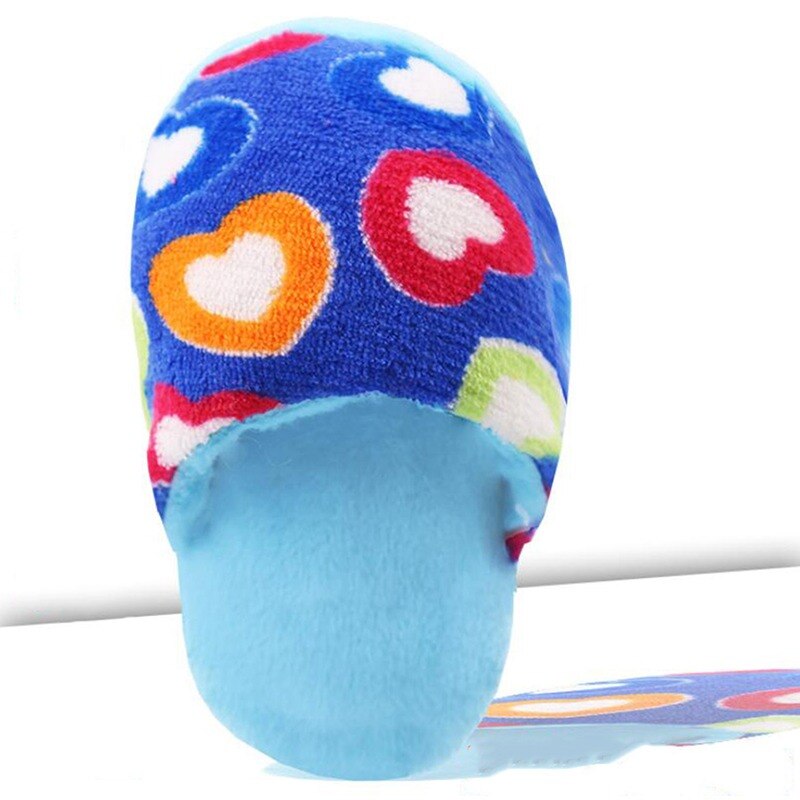 Dog Toy Pet Chew Play Toy For Pet Cat Puppy Teeth Cleaning Funny Toy Dog Plush Slipper Shaped Flip Flop