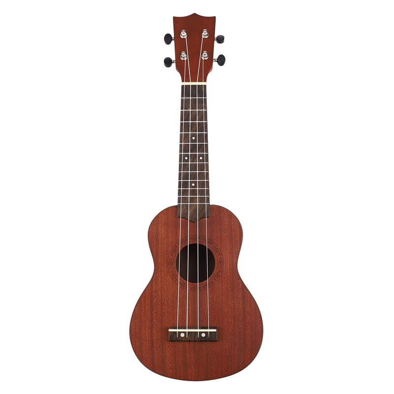 Ukulele Sapele en bois de 23 pouces, 4 cordes, Mini guitare hawaïenne pour débutants, pratique et Performance, pour enfant: Default Title