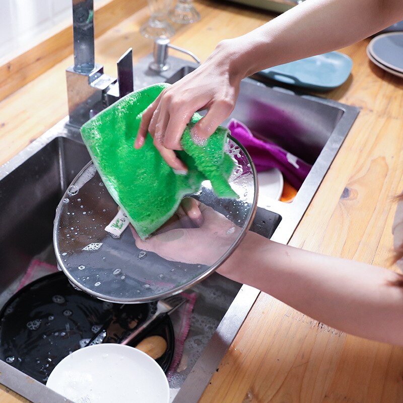 1pc Wipe Glass Cloth No Trace Absorbable Soft Microfiber No Lint Window Car Rag Cleaning Towel Kitchen Cleaning Cloth Wipes: 1pcs