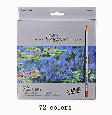 72 Kleuren Olie Kleur Potlood Raffine Fine Art Lapis De Cor Professionele Pastille Gekleurde Schetsen Tekening Potloden: 72 colors set4