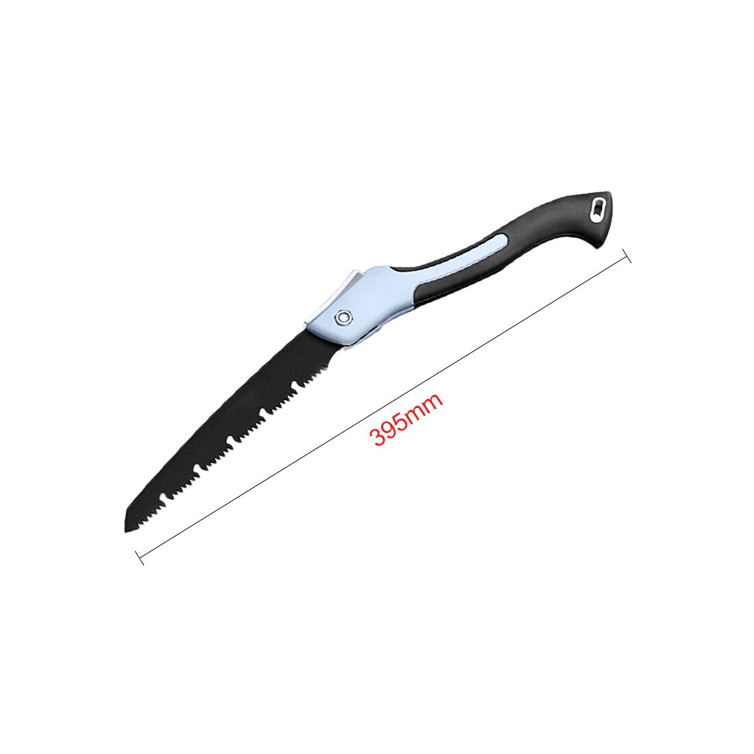 Folding Cutting Hand Tools Mini Saw With TPR Handle Collapsible Miter Saw For Garden Woodworking Pruning Saw With Hard Teeth: 395MM