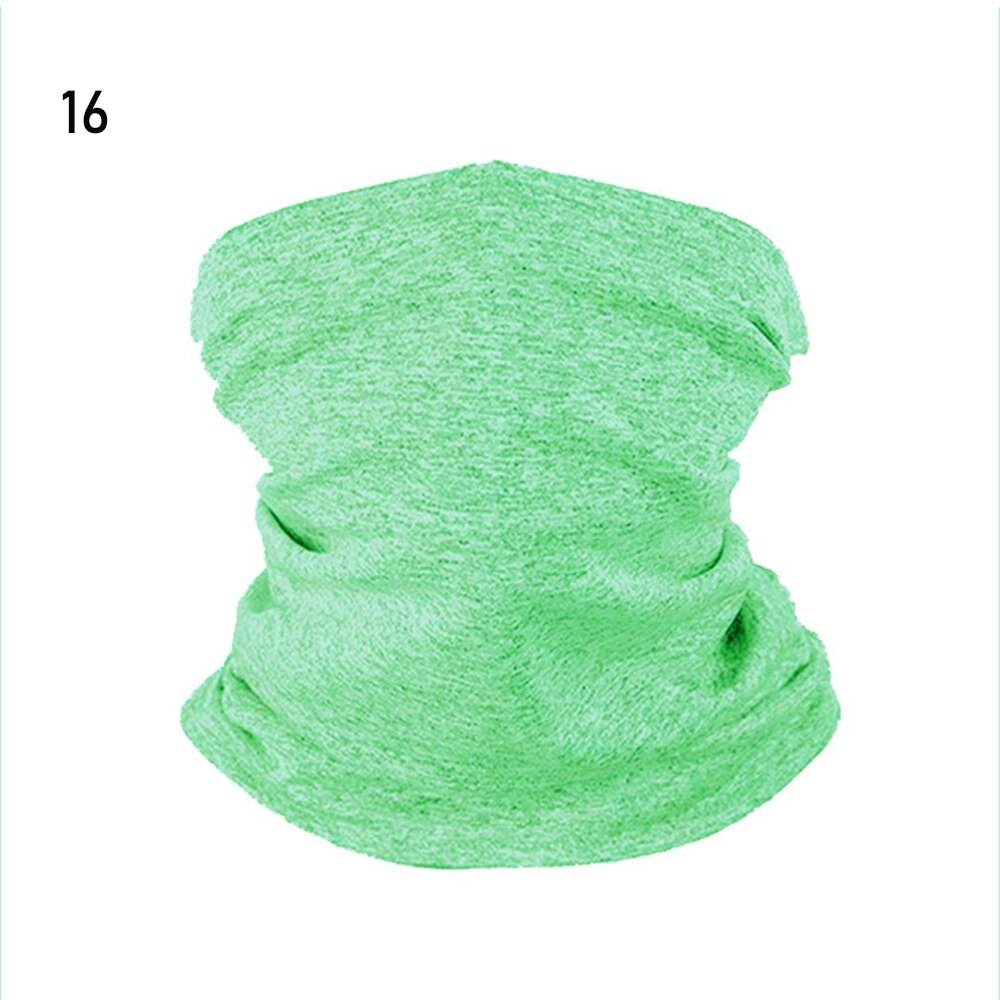Unisex huvud ansikte hals damask tub elastisk bandana halsduk utomhus cykling tillbehör halv ansikts halsduk med osynlig ficka: 16