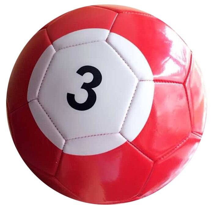 2# Gaint Snook Ball Snookball Snooker Billiards Soccer 8 Inch Game Huge Pool Football Include Air Pump Soccer Toy: No3