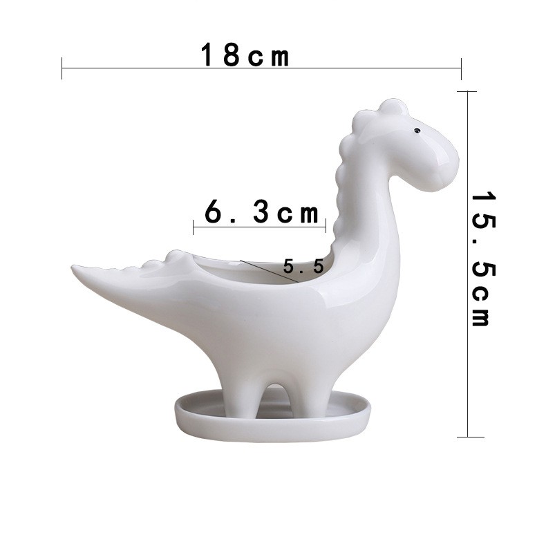 Cartoon desktop succulent bloempot schattige dinosaurus plantenpot vaas tuin mini macetas bonsai cactus plantenbakken voor huisdecoratie