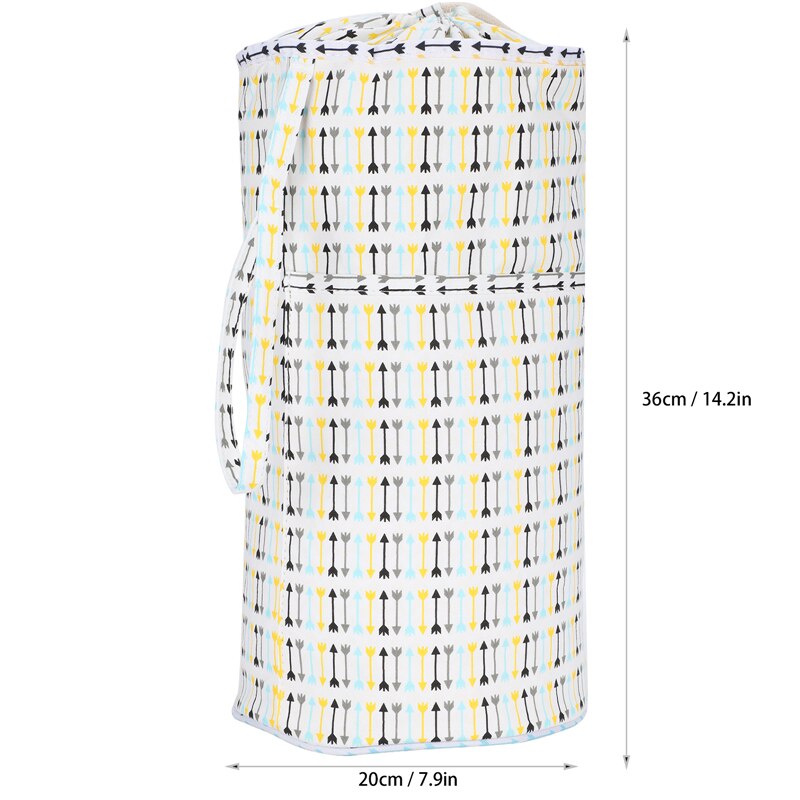 Borsa per cilindro tutto'uncinetto maglione per la casa fai-da-te ferri da maglia gancio per lana organizzatore di Tote per gli amanti della maglieria uncinetto principiante: giallo Size L