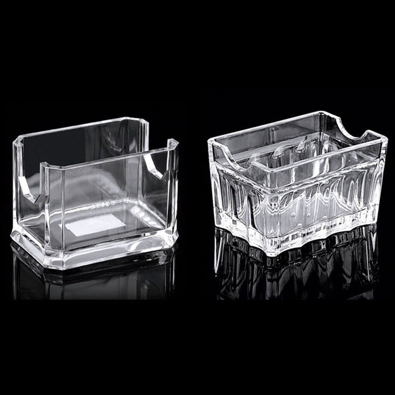 Acrylic Tea Bag Box Plastic Sugar Seat Eco-friendly Tea Sugar Bag Box Exquisite Solid Sugar Box Useful Kitchen Gadget