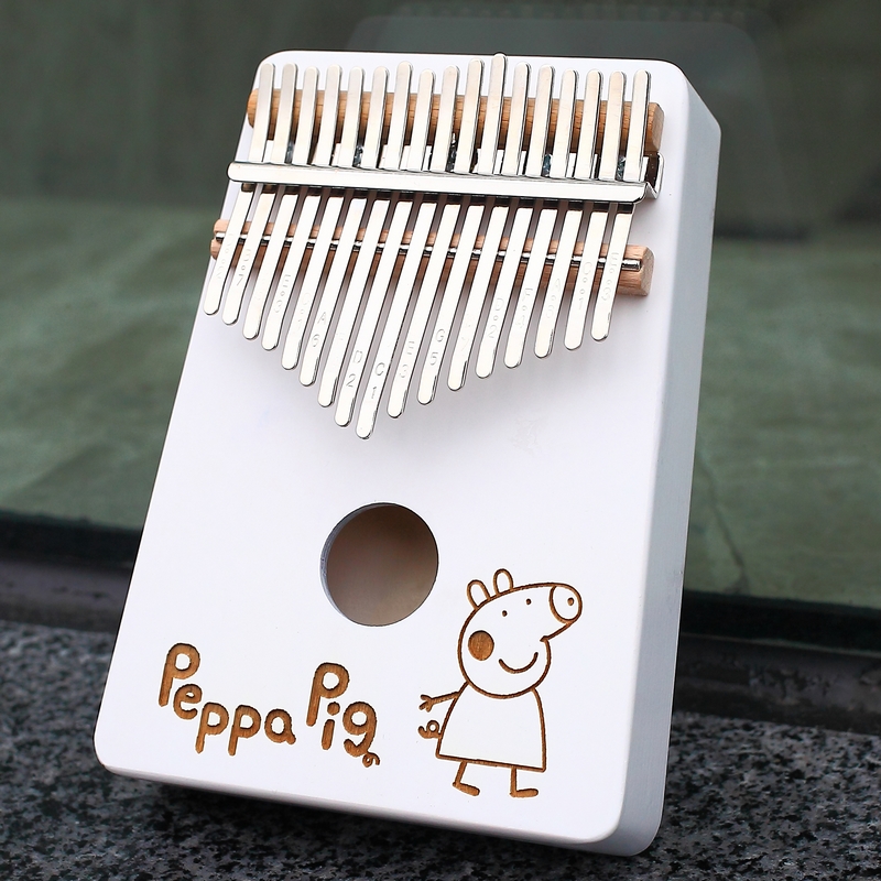 KERUS weiß Kalimba 17 Tasten Holz Tragbare Mbira Finger Klavier für freundlicher und klavier Anfänger Musical Instrumente