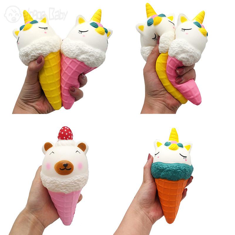 FANS ONLY Kawaii Unicorn Donut Squishy Toy Smooth Mushy Squish For Stress Relief for over 10 dollars