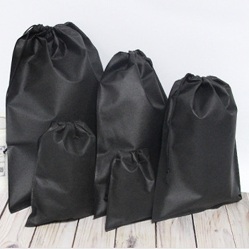 Non-woven Fabrics Drawstring Bag Shoes Travel Portable Organizer Toiletry Bag Case Clothes Backpacks Shopping Bag