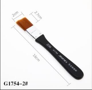 Pincel de lana de nailon para pintura de acuarela, pigmento de pintura acrílica, pincel para pintar Graffiti, suministros de herramientas de arte (2 #3/4 #/5 #6 #7 #8 #): 2cm