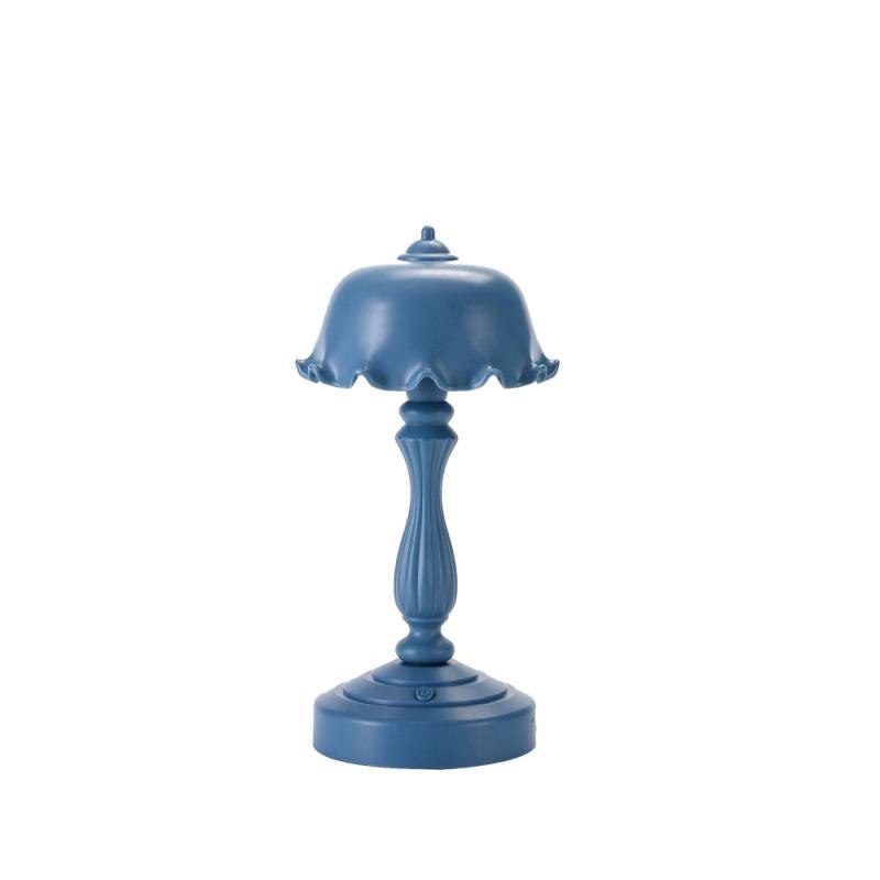 1PC Mini Night Light For Dormitory Nostalgic Retro Style Rechargeable Table Lamp Bedroom Bedside LED Eye Lamp: 08