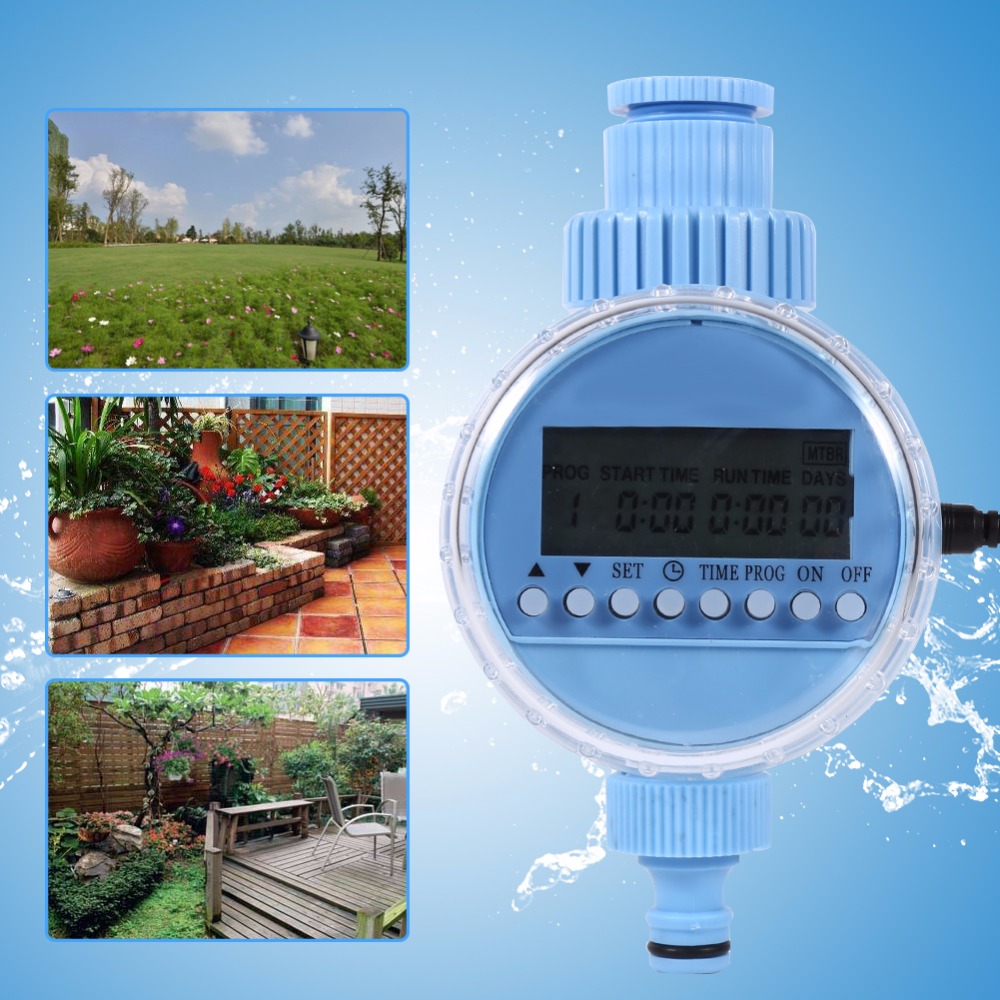 1x AC Tuin Auto Waterbesparende Irrigatie Controller LCD Digitale Gieter Timer US Plug