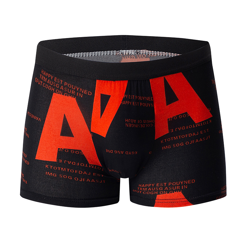 4 piezas de ropa interior Boxer de Color sólido para hombres europeos y americanos, bañadores cómodos, ropa interior Boxer juvenil de gran tamaño