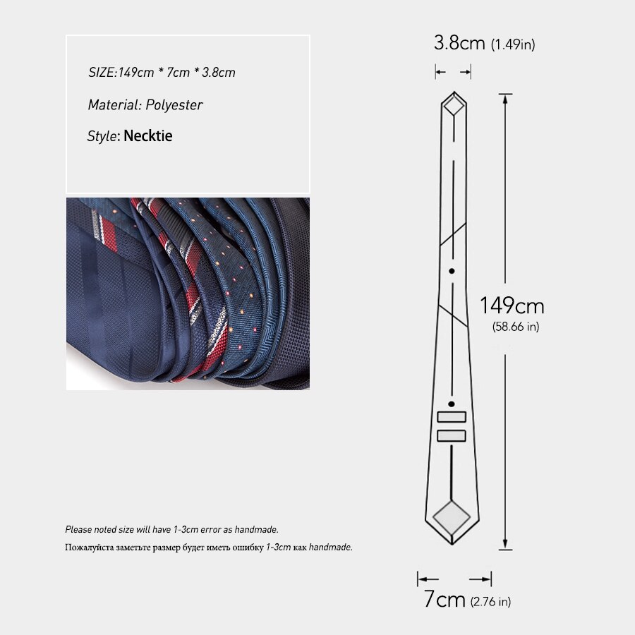 IHGSNMB Mens Ties Neck Tie Plaid&Striped Ties for Men Formal Necktie Business Wedding Party Gravatas