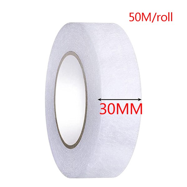 Cinta de fusión de tela de doble cara de 50M, dobladillo sin coser, cinta adhesiva de planchado para pantalones, vestidos, accesorios de ropa: 3