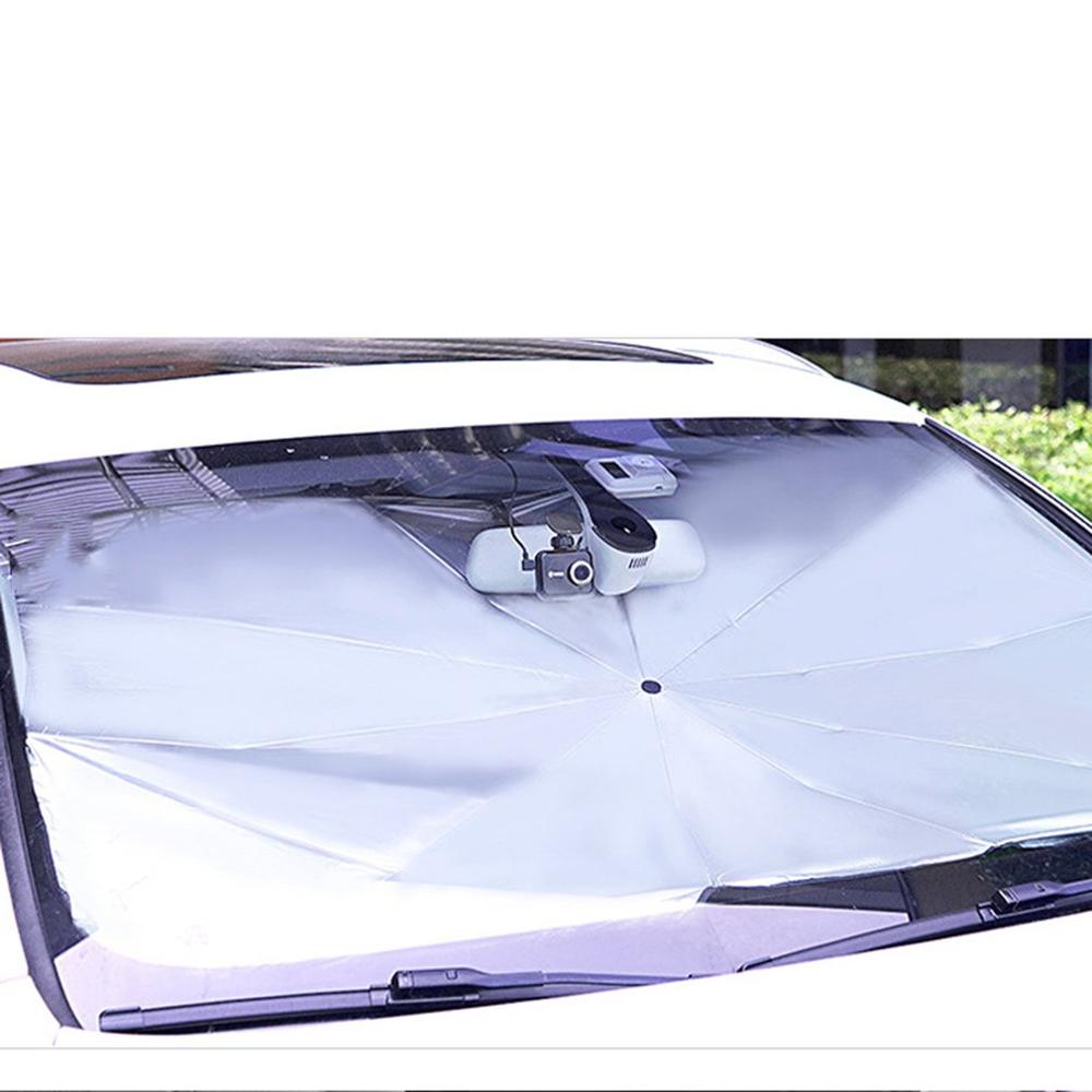 Foldable Portable Car Sun Shade Car Front Block Sunshade Thermal Insulation Windshield Sunshade Car Umbrella Car Curtain