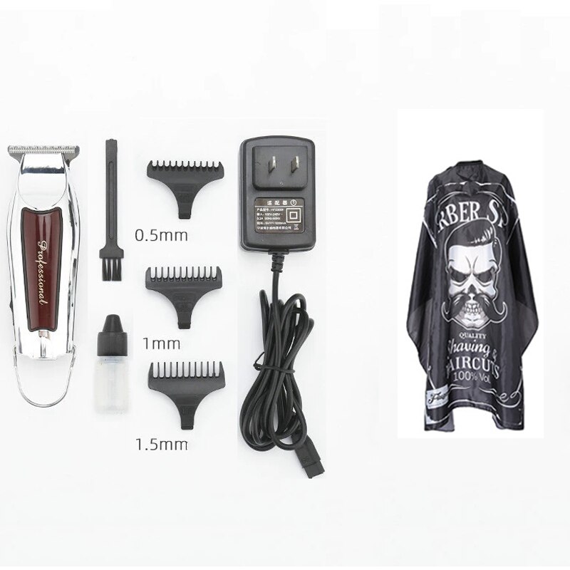 100-240V hair clipper electric hair trimmer powerful hair shaving machine hair cutting beard electric razor: 04