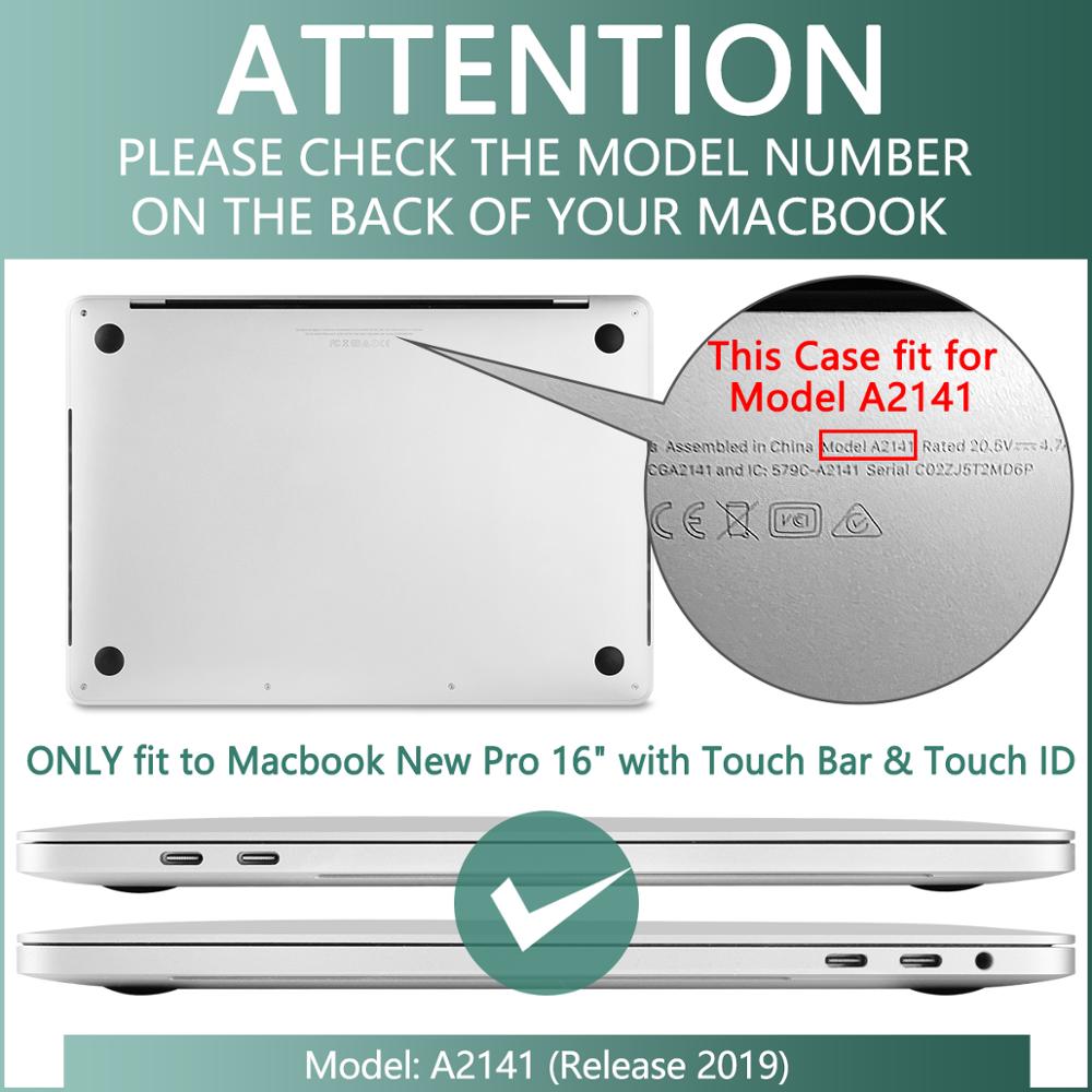 Keyboard Cover for Macbook Pro 16 Model A2141 US Enter English Alphabet Silicone Keyboard Protector Skin
