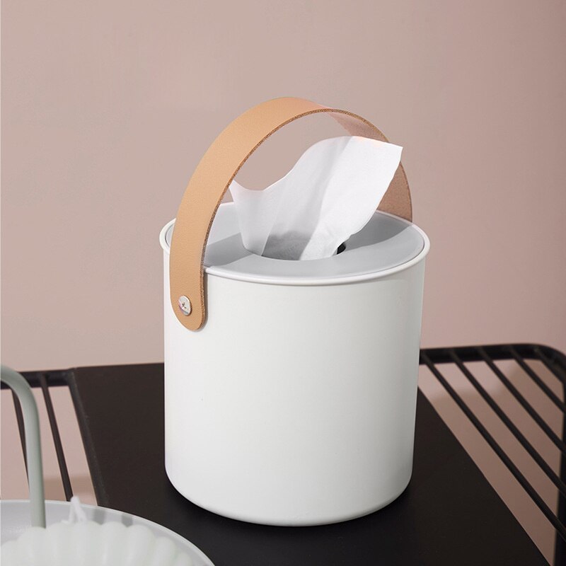 Simple Japanese Tissue Box Portable Napkin Storage Box Durable Toilet Paper Roll Holder Useful Bathroom Accessories