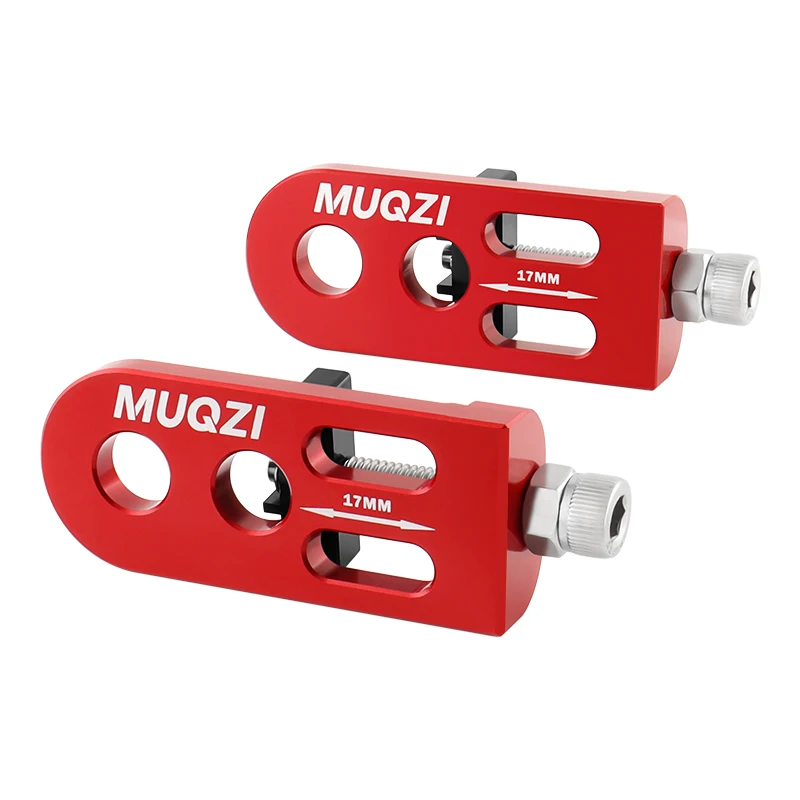 MUQZI Bicycle Chain Tensioner Single Speed Bike Chain Tension Adjuster Folding Fixed Gear Bike Chain Adjuster: Light Grey