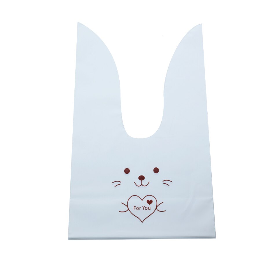 20PCS Easter Carrot Candy Bag Personality Translucent Bag Triangle Storage Box Wedding Table Decoration: F