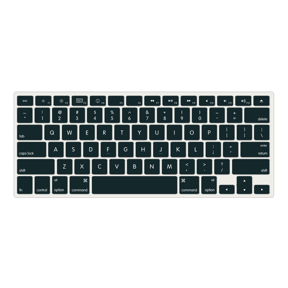 Cubierta para teclado Air 13, Protector de silicona impermeable, para Macbook Air M1, 13, , A2337, A2179: Dark blue