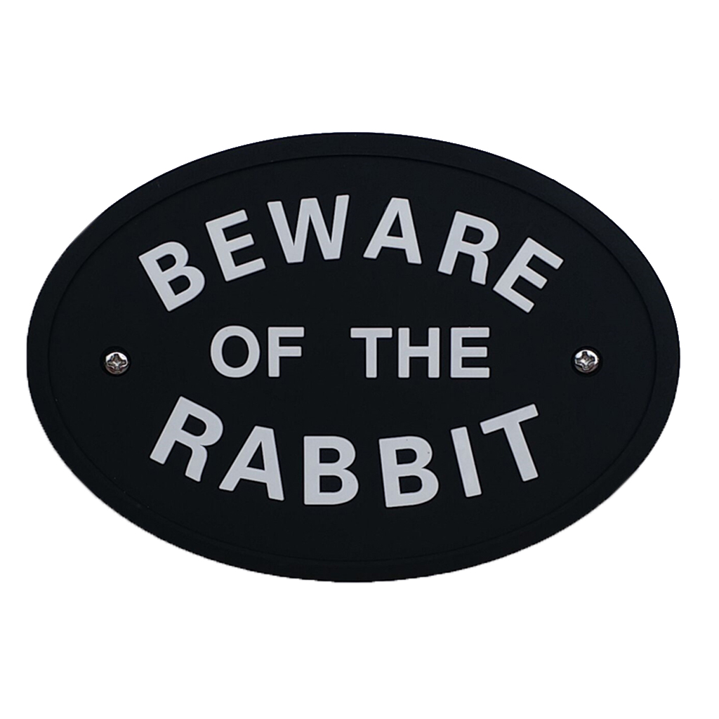 Weatherproof House Door Plaque Wall Sign Oval Statement Plaque with Screws