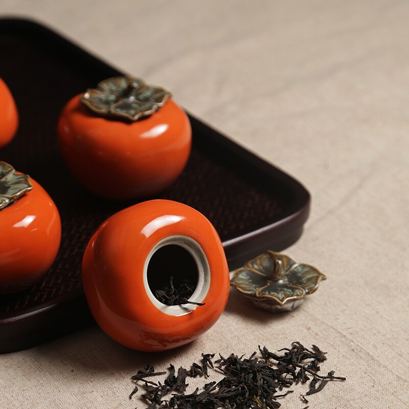 Keramische theebus koffiedoos puer groene theebus opbergdoos verzegelde pot minifles kruidencontainer reisbus