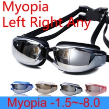 Swimming glasses Myopia Women Anti Fog Adults Prescription Waterproof swim Pool eyewear Optical Diving goggles