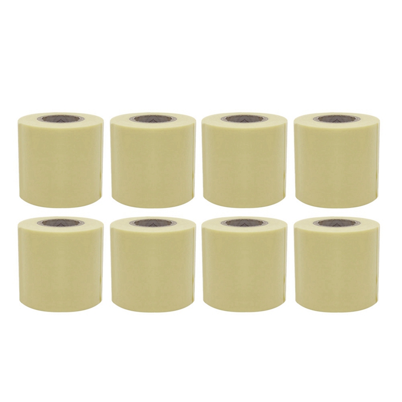 8Pcs Airconditioning Lnsulation Buis Bandage Tape Waterdichte Pvc Airconditioning Buis Banden: Beige